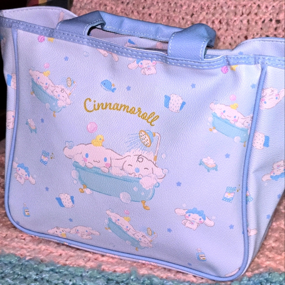 Cinnamoroll Blue PU Leather Purse